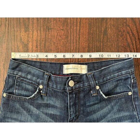 Paper Denim & Cloth Natalie Low Rise Peg Leg Size 26 - Picture 9 of 14